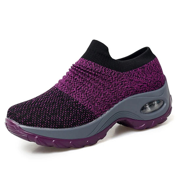 Breathable No-Tie Stretch Shoes