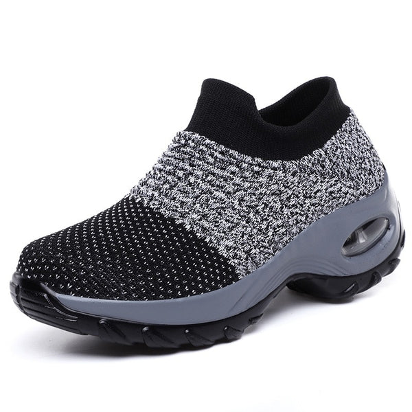 Breathable No-Tie Stretch Shoes