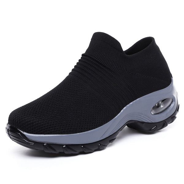 Breathable No-Tie Stretch Shoes